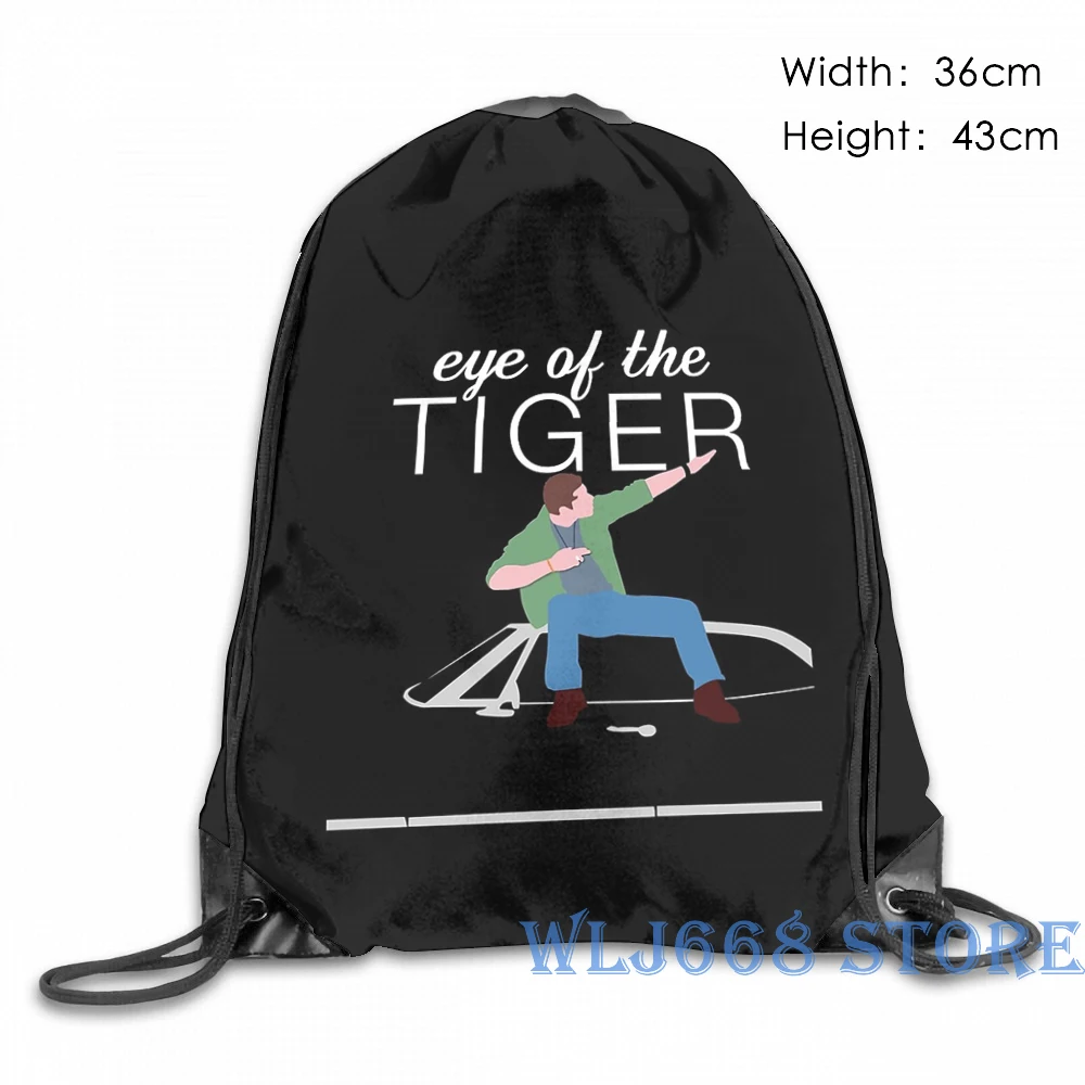 Funny graphic print shoulder Bags women Supernatural - Eye of the Tiger Single backpack travel for men Gym Bag | Багаж и сумки