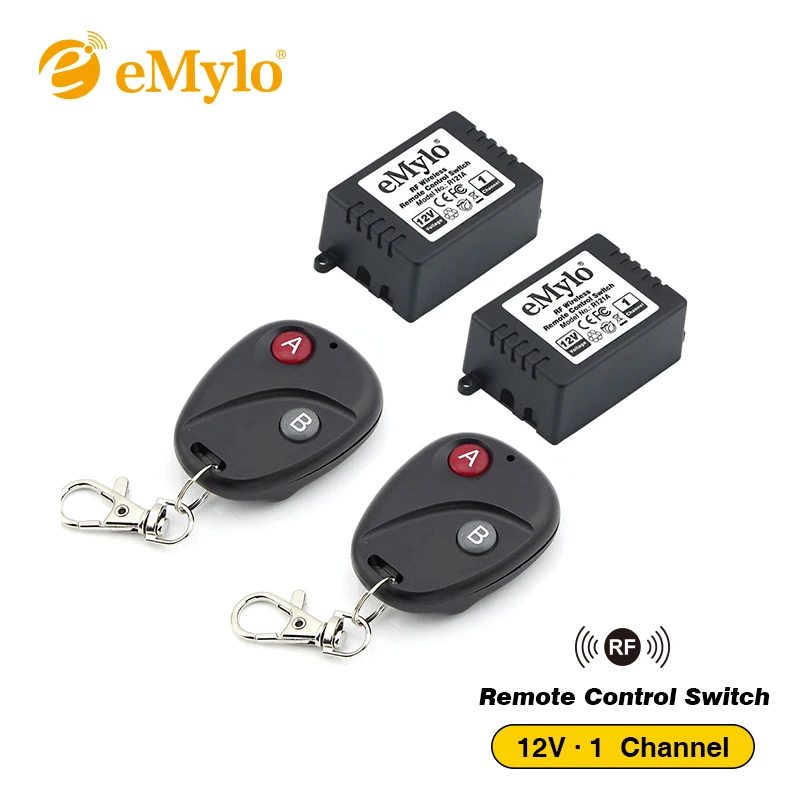 Новый умный беспроводной переключатель eMylo постоянный ток 12 В радиочастотный