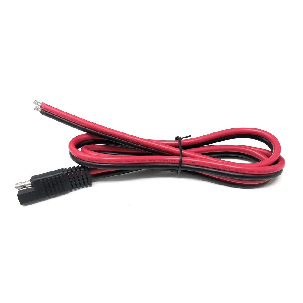 DIY 100 см 12AWG 30A вилка sae жгут удлинитель Соединительный кабель удлинительные линии