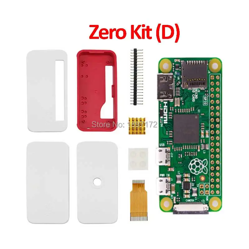 Плата Raspberry Pi zero Pi0 1 ГГц 512 Мб ОЗУ Версия 3 Официальный чехол GPIO Pin радиаторы камера