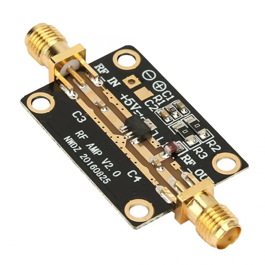 Малошумный усилитель LNA 0,05-4 GHz NF = 0.6dB RF FM HF VHF/UHF Ham Radio
