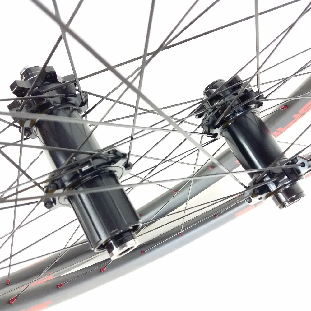 1550g 29er MTB XC 30 мм бескамерная карбоновая колесная пара повышающая прямая Тяговая