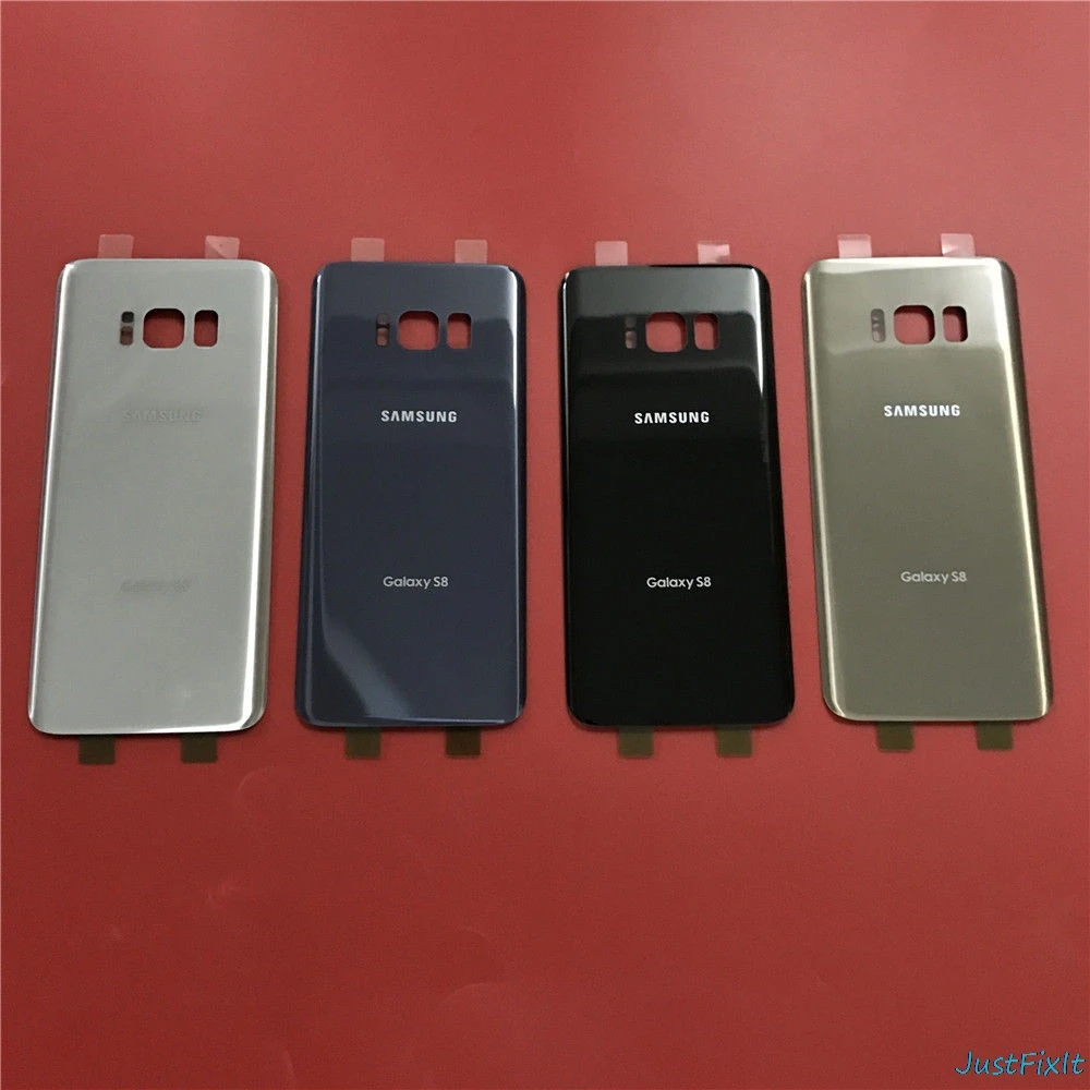 Для SAMSUNG Galaxy S8 plus G955f G955U G950F G950A G950 Задняя крышка батареи дверь задняя стекла Корпус