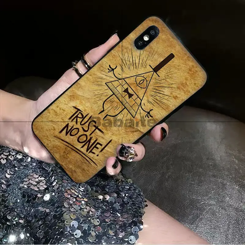 Babaite Гравити Фолз СЕМЬЯ DIY печать рисунок чехол для телефона крышка оболочка для iPhone 5 5Sx 6 7 7plus 8 8Plus X XS MAX XR