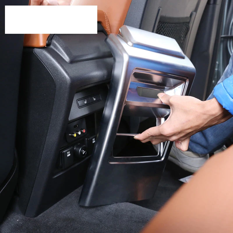 Для Land Rover Discovery Sport 2015 2017 авто Стайлинг ABS хром заднего сиденья кондиционер на