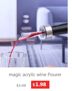 Нержавеющая сталь колпачок вина Pourer шампанское масло красное вино Pourers колба пробка для пивных бутылок пробки Вечерние винный шкаф барные инструменты