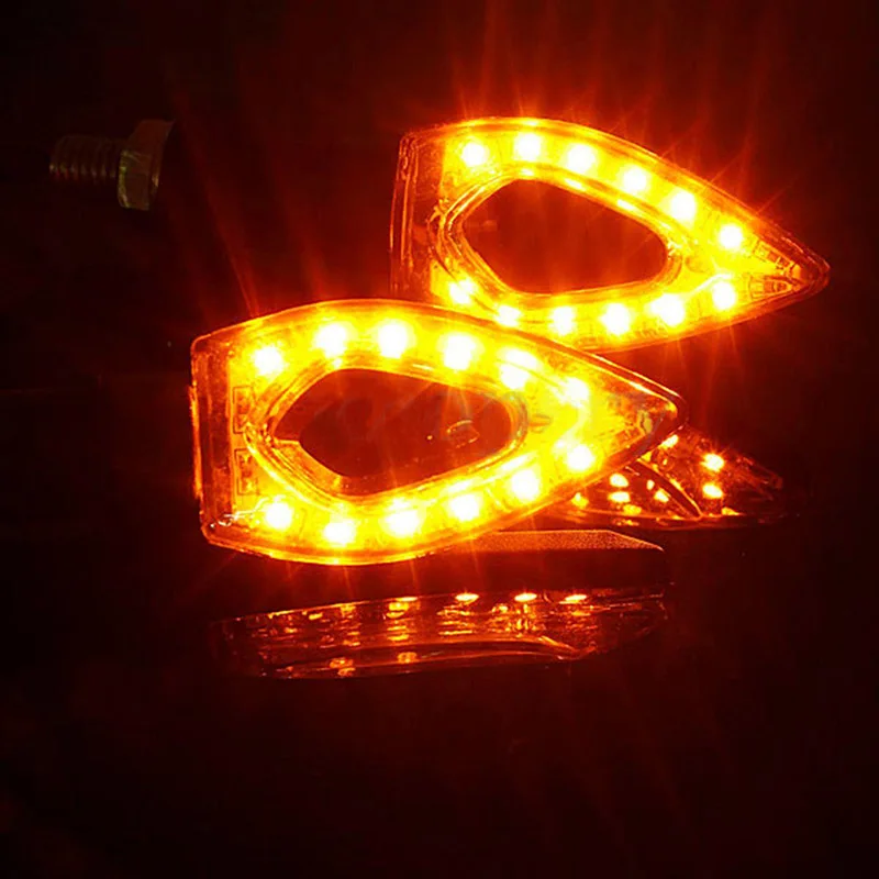 4 шт. 12 SMD СВЕТОДИОДНЫЙ Универсальный велосипед Углеродные стрелки поворотники| |