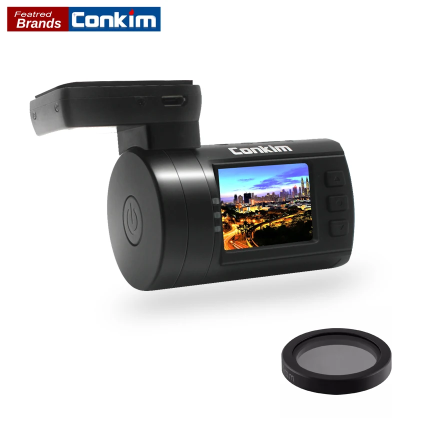 Conkim мини 0806 S Видеорегистраторы для автомобилей Камера Ambarella A7 1296 P 1080 HD