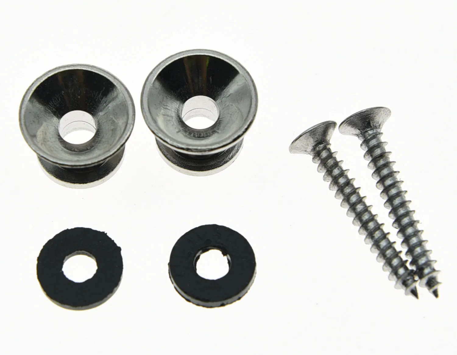 2 шт. хромированные кнопки для гитары|guitar strap button|strap buttonguitar |