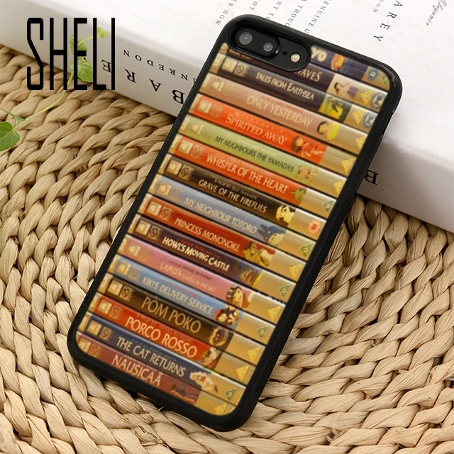 SHELI books of fantasy ghibli spirited away Phone Case Cover For iPhone 5 6 6s 7 8 plus 11 pro X XR XS max Samsung S7 edge S9 |