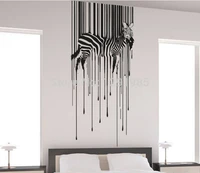 full color wall vinyl sticker decals decor art bedroom design mural horse drippy zebra poster animal removable fashion