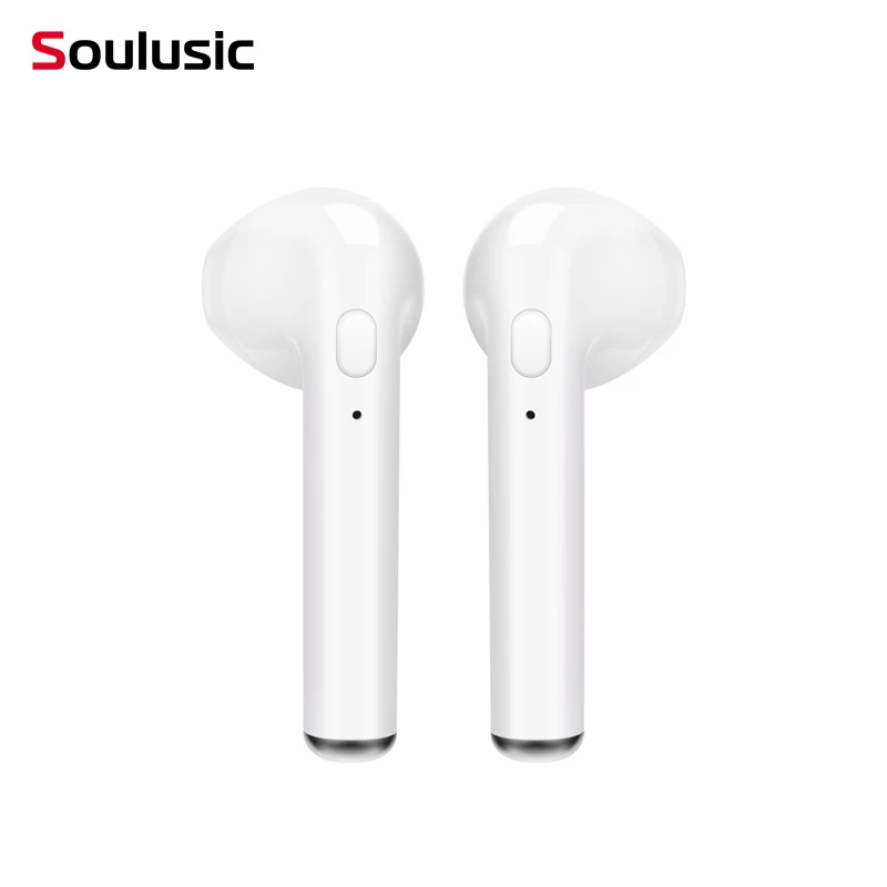 Soulusic i7 i7s TWS беспроводные Bluetooth наушники мини наушники для прослушивания музыки гарнитура спортивные наушники стерео наушники Audifonos с микрофоном