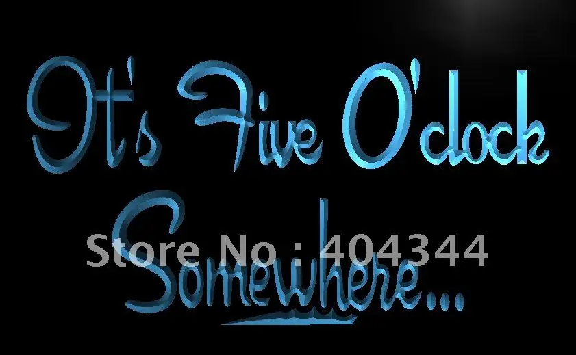 

LB574- It's 5 O'Clock Somewhere MARGARITA Light Sign