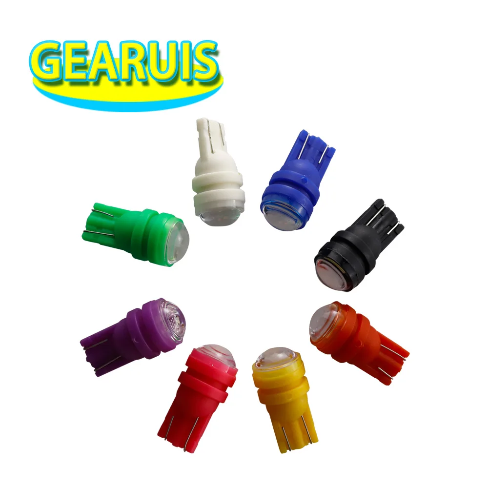 100 шт. W5W T10 2 SMD 5630 выпуклая круглая светодиодная 5730 168 194 Автомобильная Лампа для
