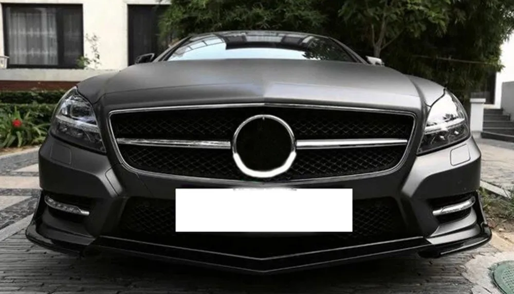 Cupwings для Mercedes Benz W218 CLS63 AMG S Sedan 4 двери передний бампер из углеродного волокна гонок
