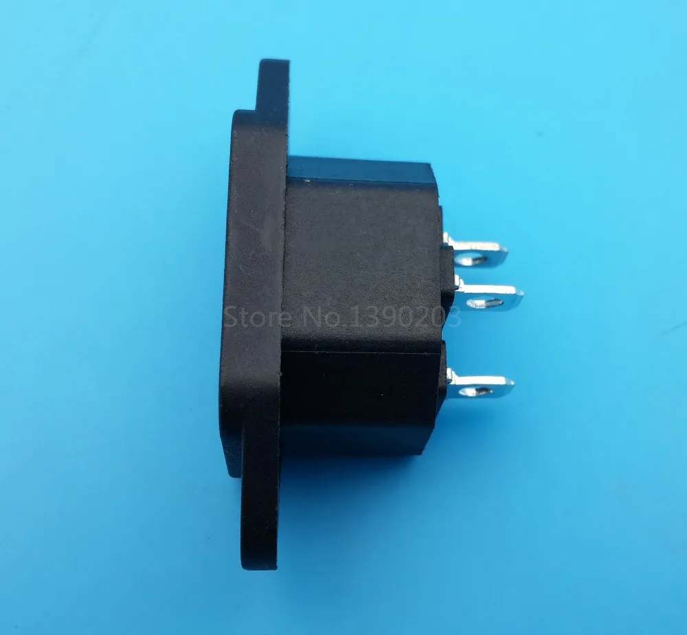 10 шт. AC250V/10A IEC320 C14 Штекерный 3 контактный блок питания|socket a|socket powersocket iec320 |