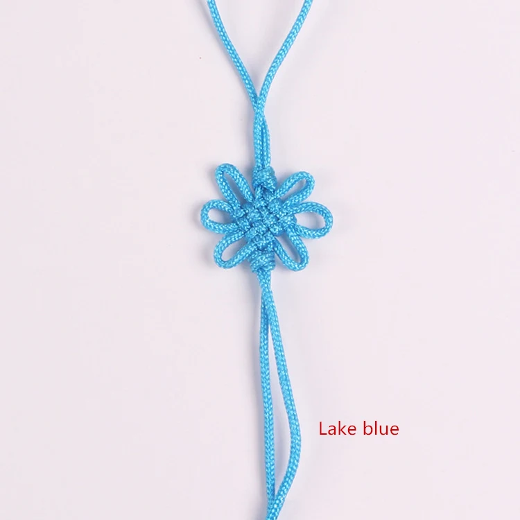 Lake blue 100 шт мини китайские узлы кисточкой DIY Ювелирные изделия домашний текстильный занавес аксессуары для шитья одежды автомобиля ключ сумка Подвеска для изготовления кистями - Цвет: Lake blue