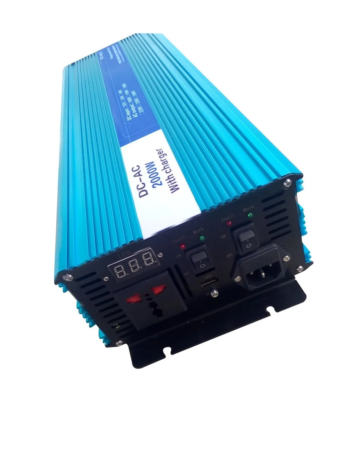 2500 Вт Чистая синусоида Инвертор DC 12 V/24 V/48 V к AC 110 V/220 решетки солнечной энергии