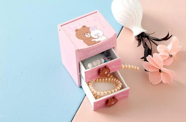 Шкатулка для ювелирных украшений с ящиками 1 шт. | Дом и сад