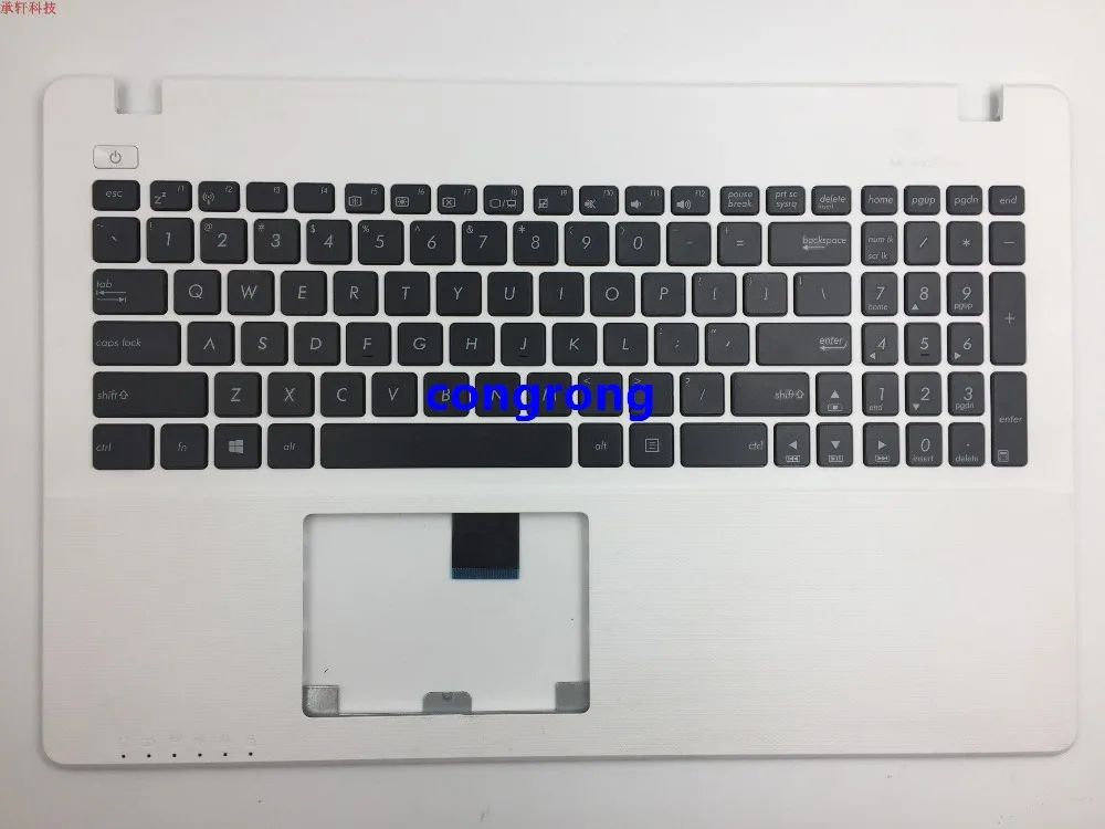 Верхний чехол для ASUS X550 K550V X550C X550VC X550J X550V A550L Y581C F550 и Упор для рук верхнюю крышку в сборе с US клавиатура