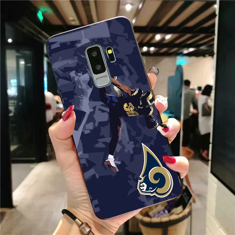 Yinuoda чехол для телефона NFL клуб Лос-Анджелес Рэмс samsung Galaxy S10 S9 8 плюс S6 S7 край-Сити