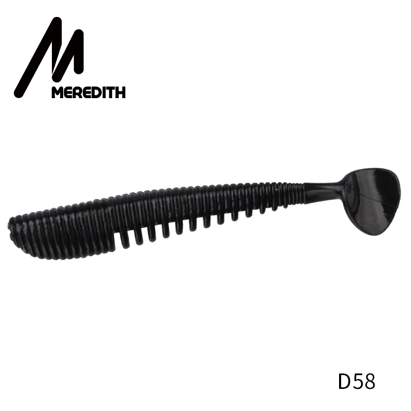 D58 MEREDITH Awaruna рыболовные приманки 95 мм 5,1 г 5 шт. искусственные приманки воблеры Shad Carp Силиконовые мягкие приманки для рыбалки - Цвет: D58
