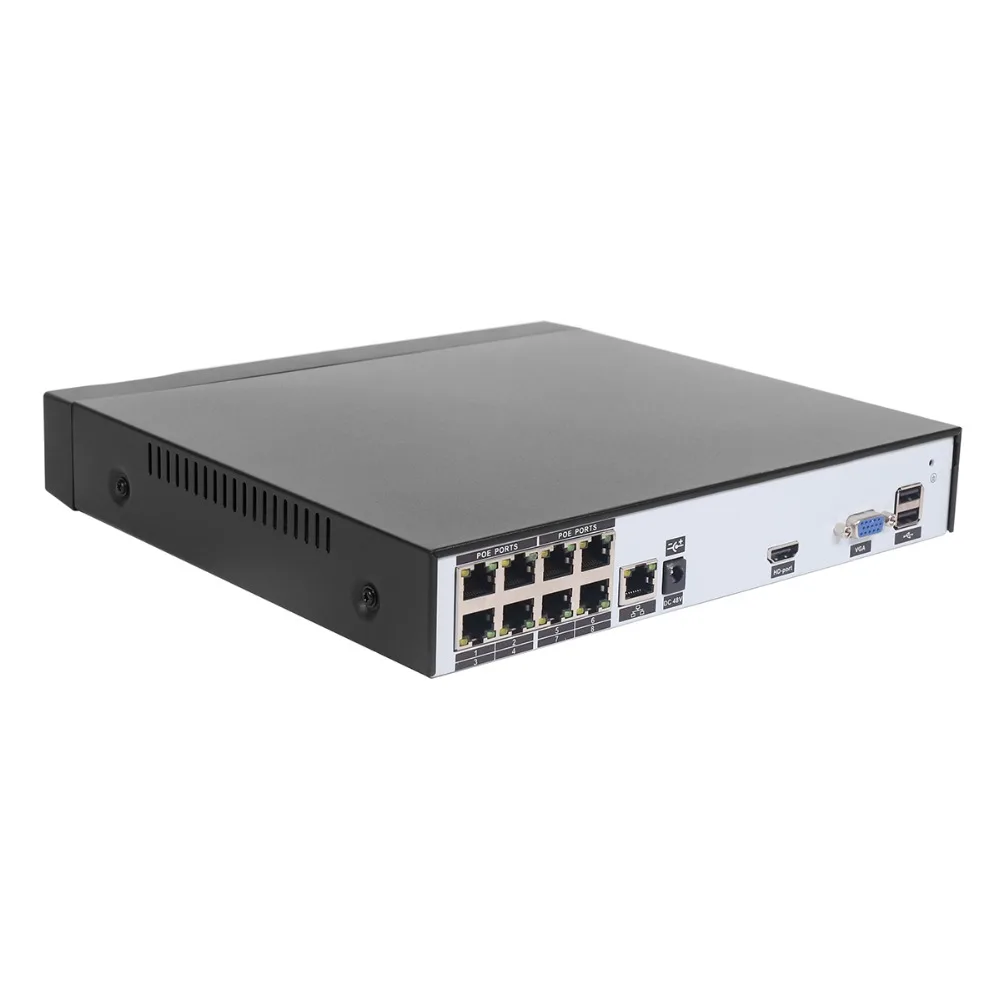 Сетевой видеорегистратор 8 каналов 4 МП канала 5 DVR Kit XMEYE P2P ONVIF для IP камеры