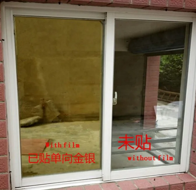 Золотая серебряная изоляционная оконная пленка стеклянные пленки наклейки