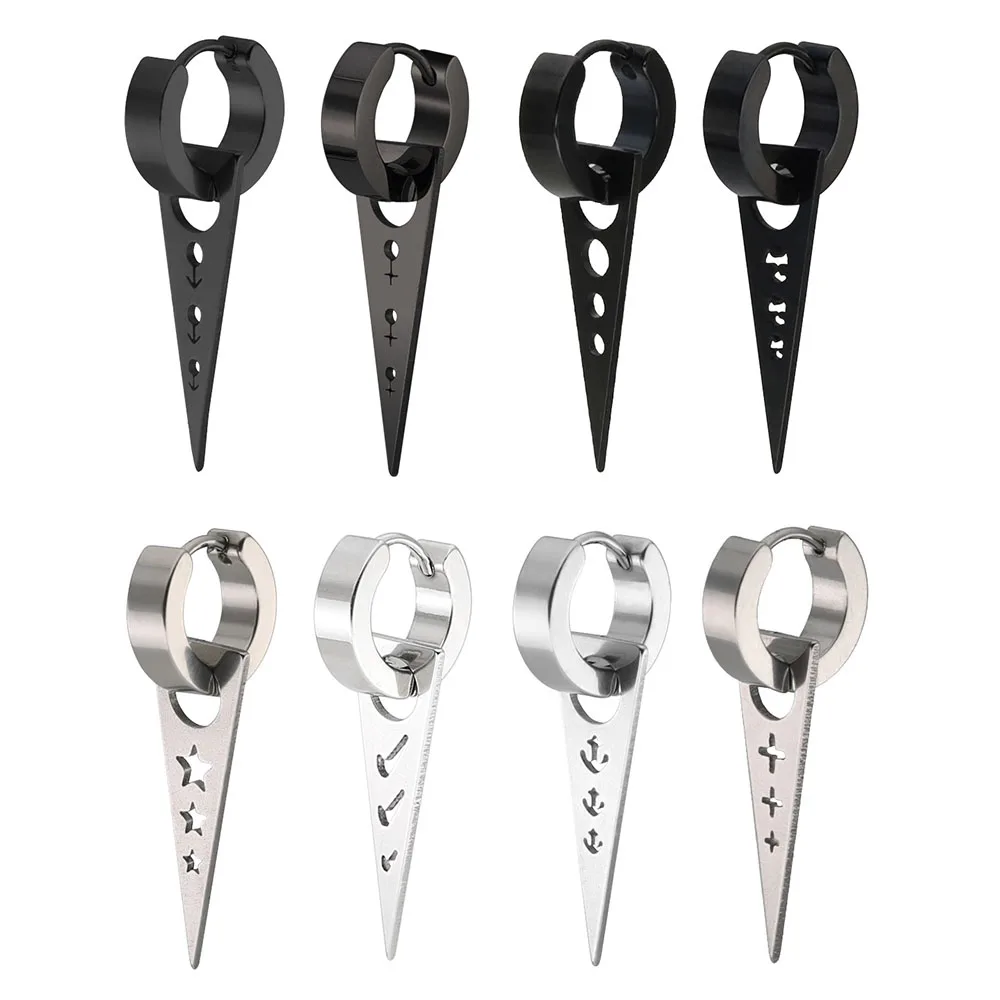 Женские треугольные серьги гвоздики из нержавеющей стали|Серьги-гвоздики| |