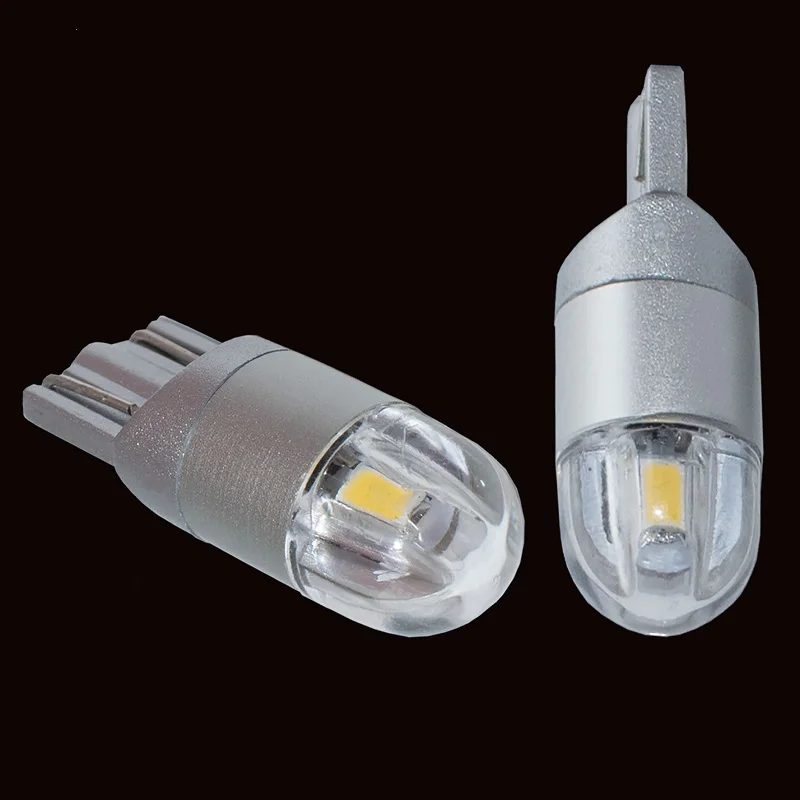 2 шт. высокое качество T10 2SMD 3030 светодиодный W5W 2825 194 192 921 WY5W Авто Клин лампа