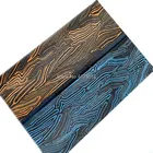 Шаблонный лист из дамасской парусины G10, 2 шт., материал для рукоятки ножа сделай сам, красныйчерныйоранжевыйсиний, 130x42x8 мм