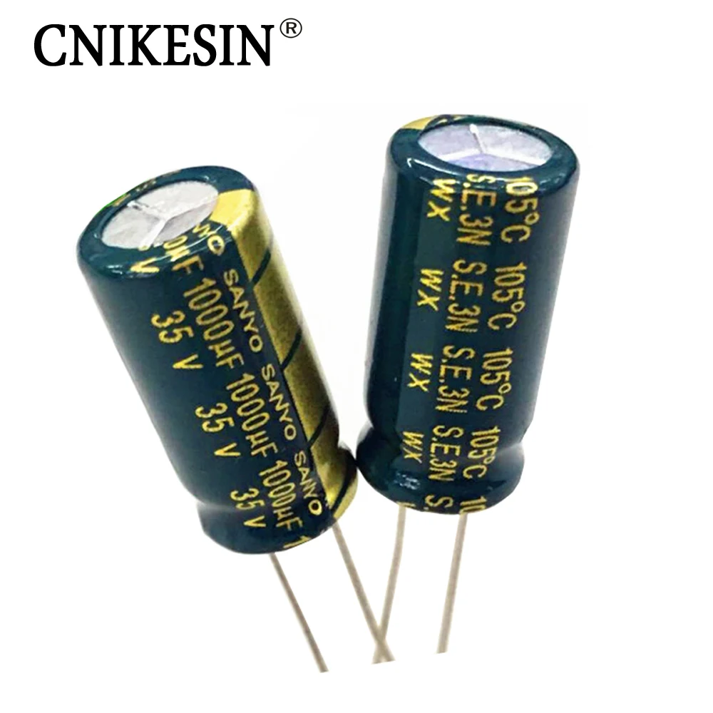 10 шт./лот 35v1000uf высокой частоты с низким ESR длительный срок ЖК-дисплей Питание Sanyo
