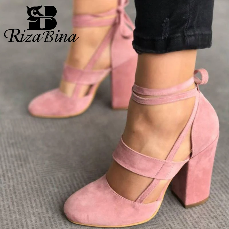 RIZABINA/женские босоножки; коллекция года; летние туфли с ремешком на щиколотке; женские пикантные босоножки на высоком каблуке; женские повседневные сандалии-гладиаторы; Размеры 35-43
