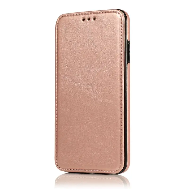 5 Магнитный чехол для iPhone X XR XS 11 Pro Max, чехол из искусственной кожи, закрытый флип-чехол для телефона, чехол для iPhone 6, 6s, 7, 8 Plus, чехол - Цвет: 5