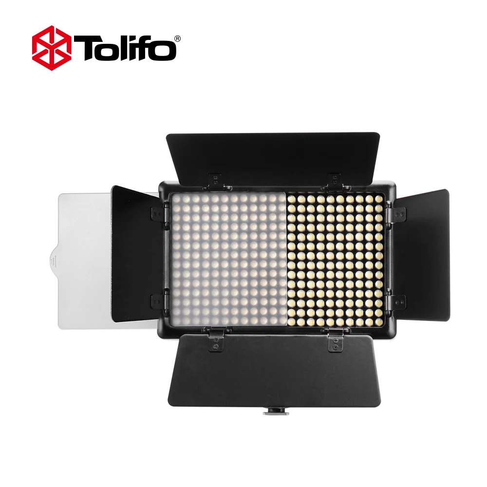 Tolifo Pt-308S II 20w 308 LEDs Portable Mini Size 5600K Video Light Panel with LED Display 2.4G Wireless Remote Control for DSLR |
