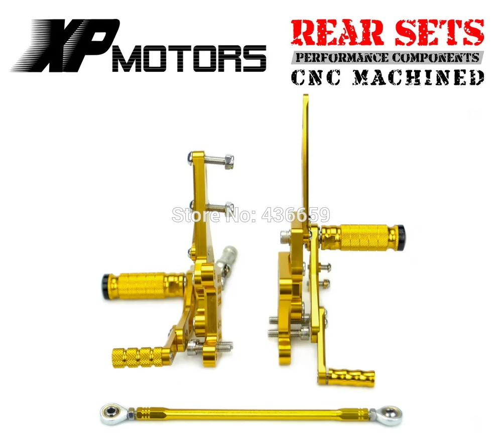 CNC заготовочный гоночный Регулируемый подножки Управления ног наборы задние для