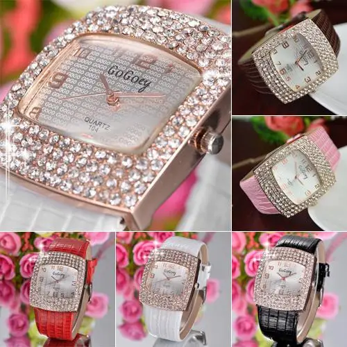 Женские роскошные квадратные блестящие Кристальные стразы из искусственной