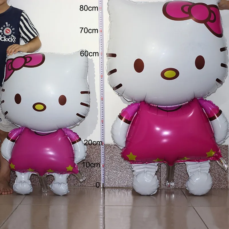 KUWANLE 50 шт./лот 110*62 см мультфильм Hello Kitty фольга гелиевые шары KT кошка товары для дня