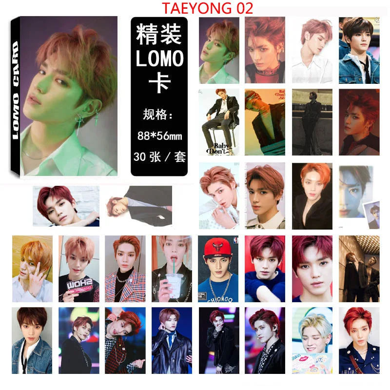 NCT TARIL YUTA CHENLE WINWIN 30 штук каждого BOSS TOUCH домашние ЛОМО коробки карты | Украшения и