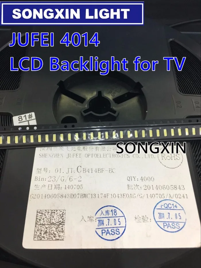 JUFEI 4014 светодиодный 500 шт. подсветка светодиоды средней мощности Светодиодный 0 5