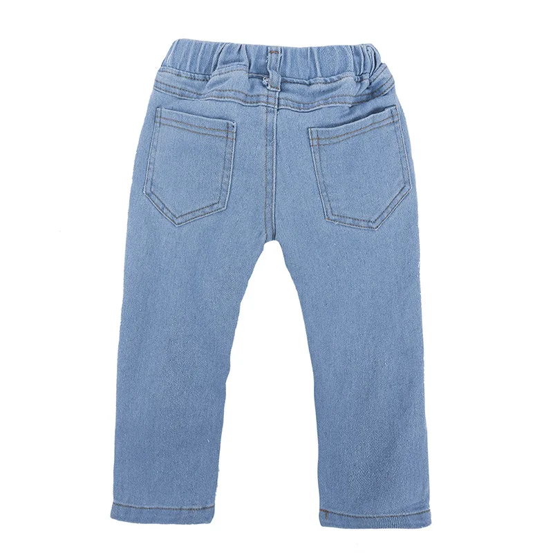 

KEAIYOUHUO New Girls Clothes Sets T-shirt+Hole Jeans 2pcs Children Clothing Outfits Kids Sport Suit For Baby Girls Clothing Sets