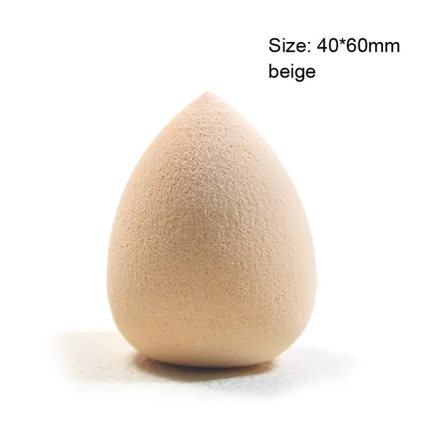 large beige Pooypoot косметический спонж для макияжа, спонж для основы, мягкая форма капли воды, пудра, гладкий спонж для макияжа лица, инструменты для красоты, аксессуары - Цвет: large beige