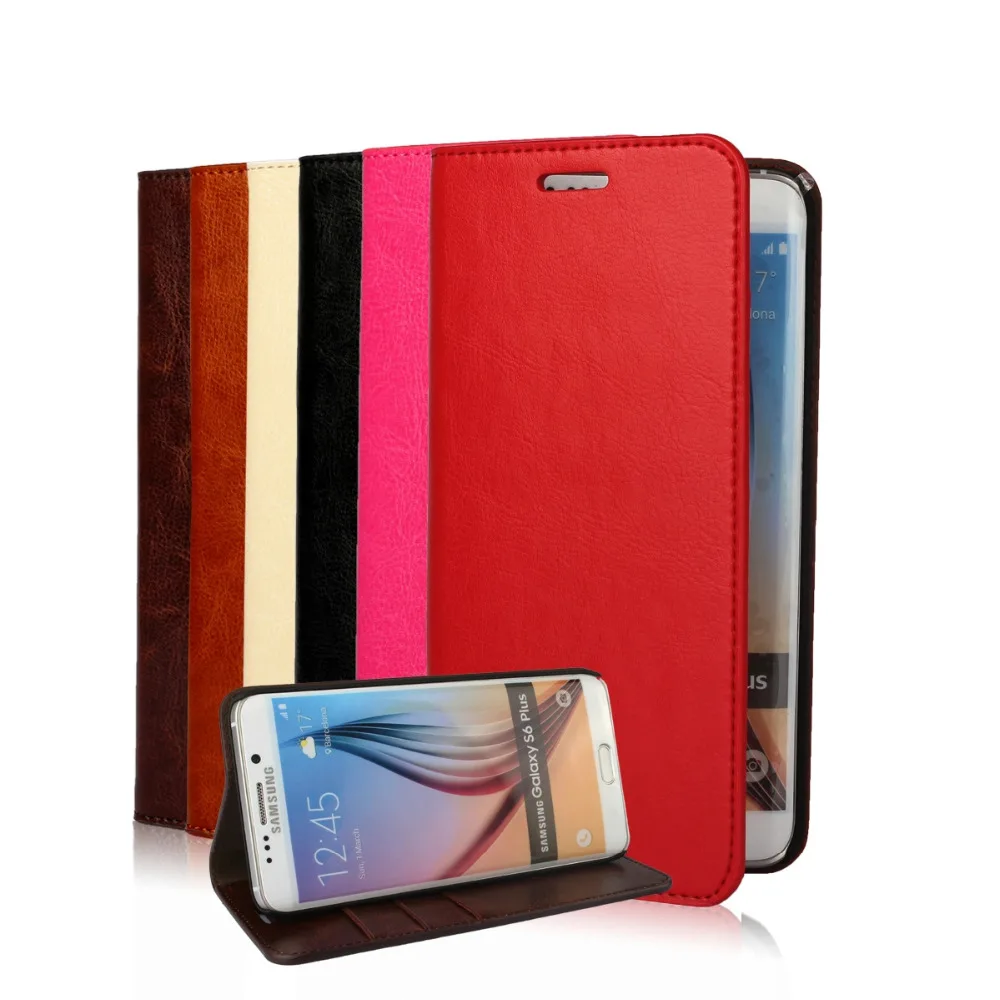 Роскошный Кожаный Бумажник Filp Новый S6 Edge + чехол для телефона Samsung Galaxy S 6 Plus g9280 5.7