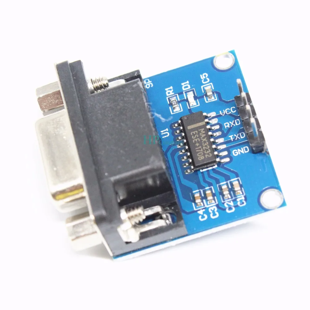 5 шт. MAX3232 RS232 к TTL последовательный порт конвертер Модуль DB9 разъем MAX232|connector db9|rs232