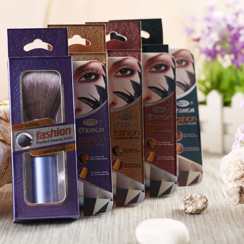 2017 кисть для основы макияжа с алюминиевой ручкой оригинальная подарочная