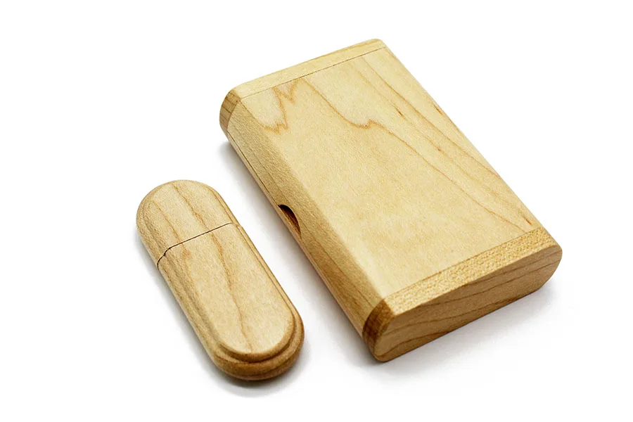 Король SARAS usb3.0 клена+ коробка usb флеш-накопитель 4 GB/8 GB/16 GB/32 GB/клен photogrephy Деревянный Гравировка логотипа лучший подарок