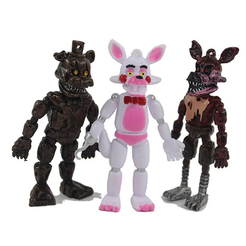 Five Nights At Freddys Figma набор модель 8 см ПВХ FNAF медведь Фредди Аниме Фигурки игрушки Nendoroid