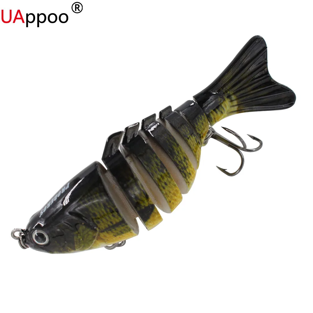 Воблер Реалистичного Рыболовную Приманку 7 Сегмент Swimbait Crankbait Жесткий Bait
