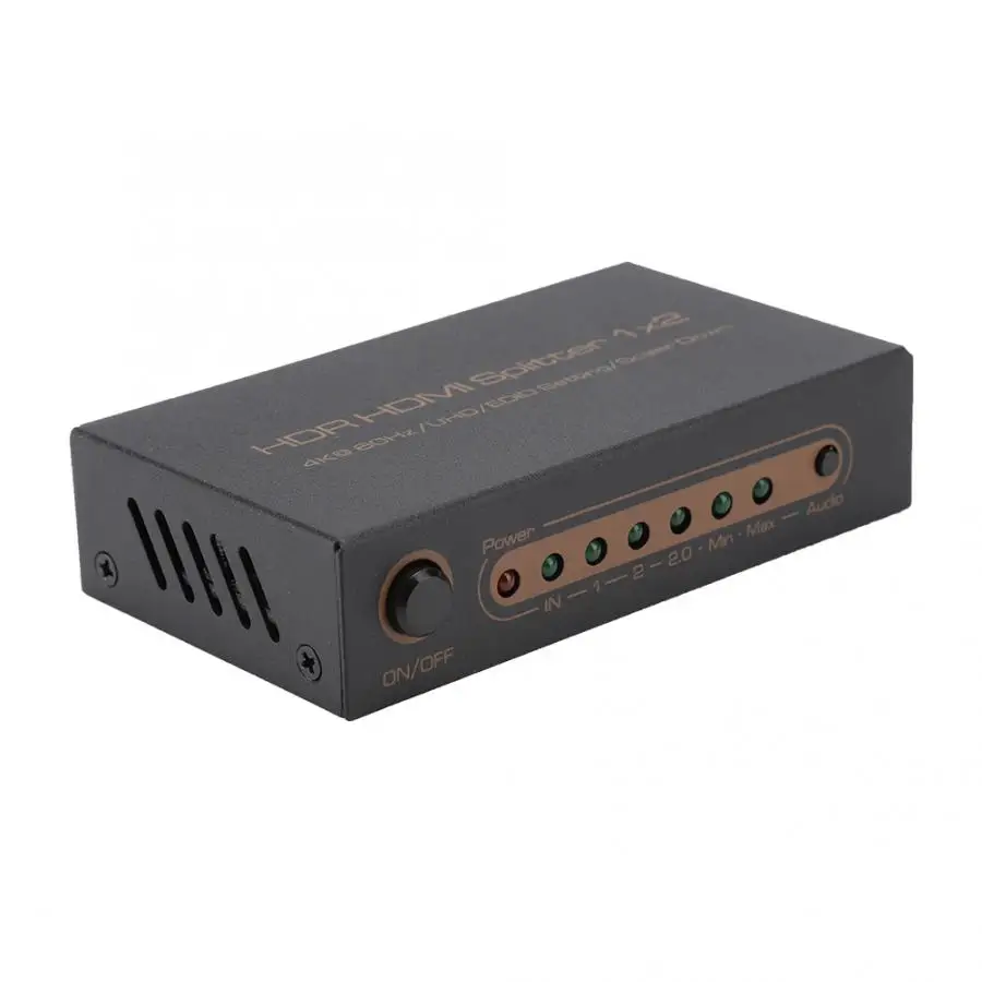 HDMI 2 0 1x2 сплиттер переключатель 1 в выход 4K 1080P 3D порта US вилка 100-240 дистанционного