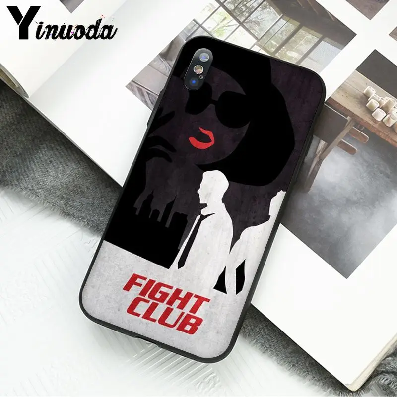 Yinuoda Fight Club movie популярный пользовательский ТПУ чехол для телефона Apple iPhone 8 7 6 6S Plus X XS MAX 5 5S SE XR сотовые телефоны